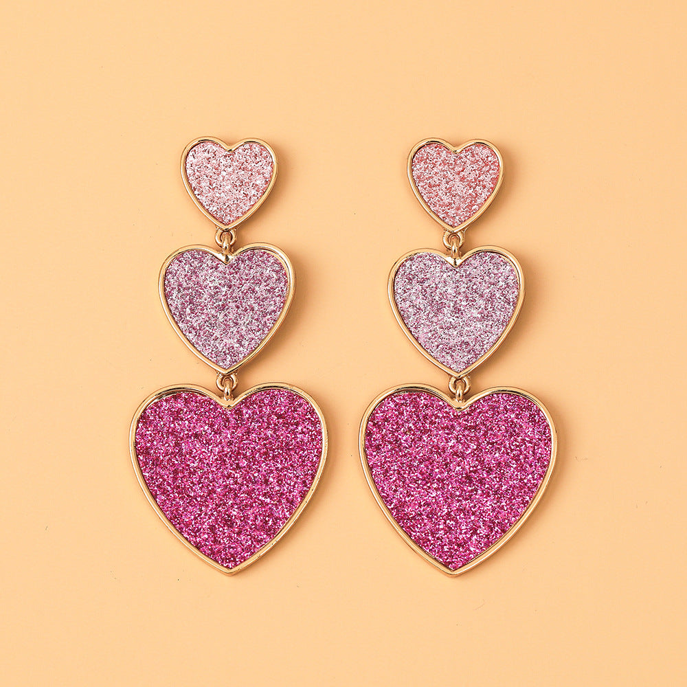 Wholesale Love Alloy Earrings ACC-ES-YD003