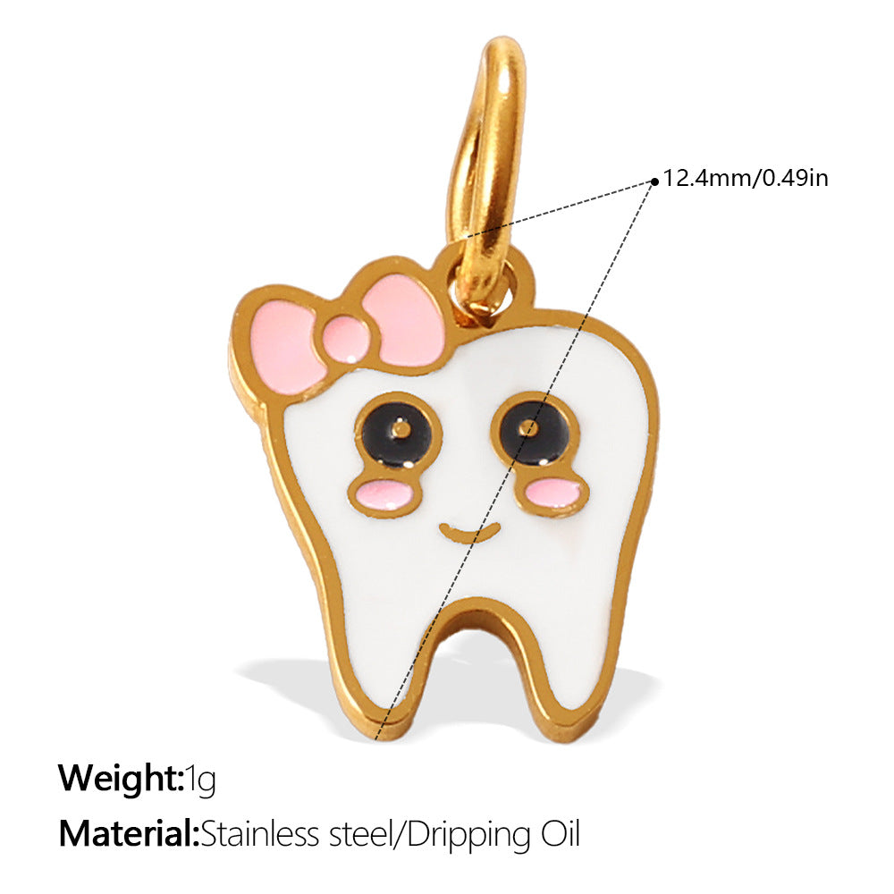 Wholesale Stainless Steel Tooth-Shaped Medical Box — " Lifestyle Series"  Versatile &  Stylish Pendant