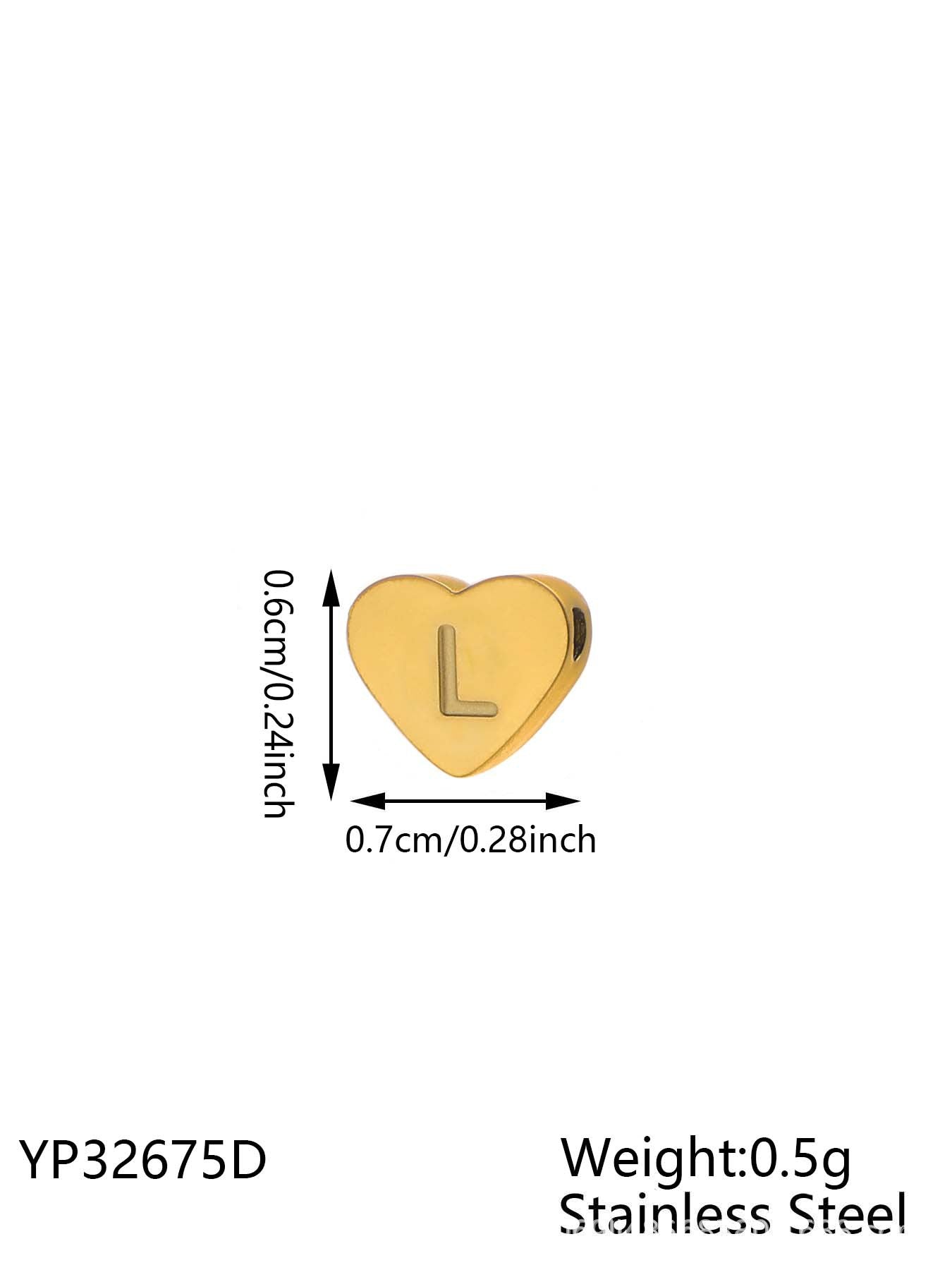 Wholesale  love English letter stainless steel pendant