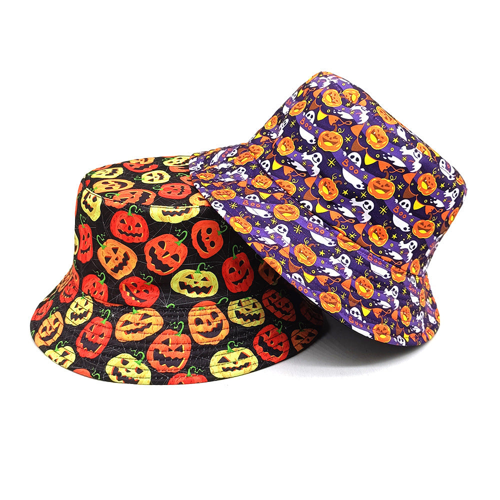 Wholesale  Pumpkin Print Bucket Hat