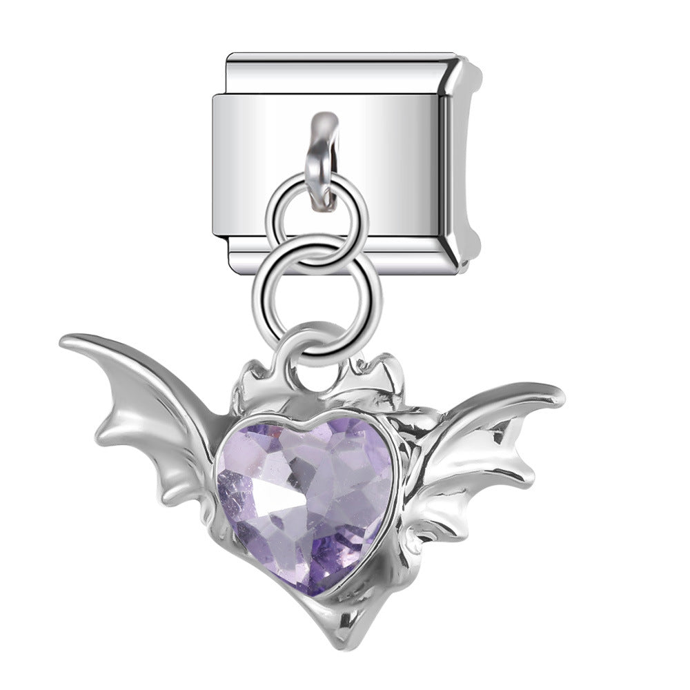 Wholesale  Italian Charm Bracelet 9mm DIY  Pendant Creative Stainless Steel Composable Bracelet