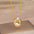 Wholesale Brass Glow Balloon Bubble Cute Chubby 26 English silver Letter Pendant Necklace