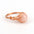 Wholesale hand-woven red agate bead ring