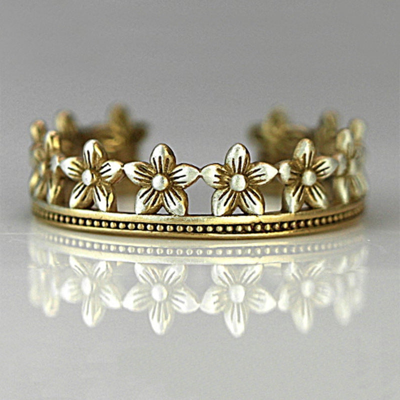 Wholesale 5pcs Floral Lace Stackable Rings