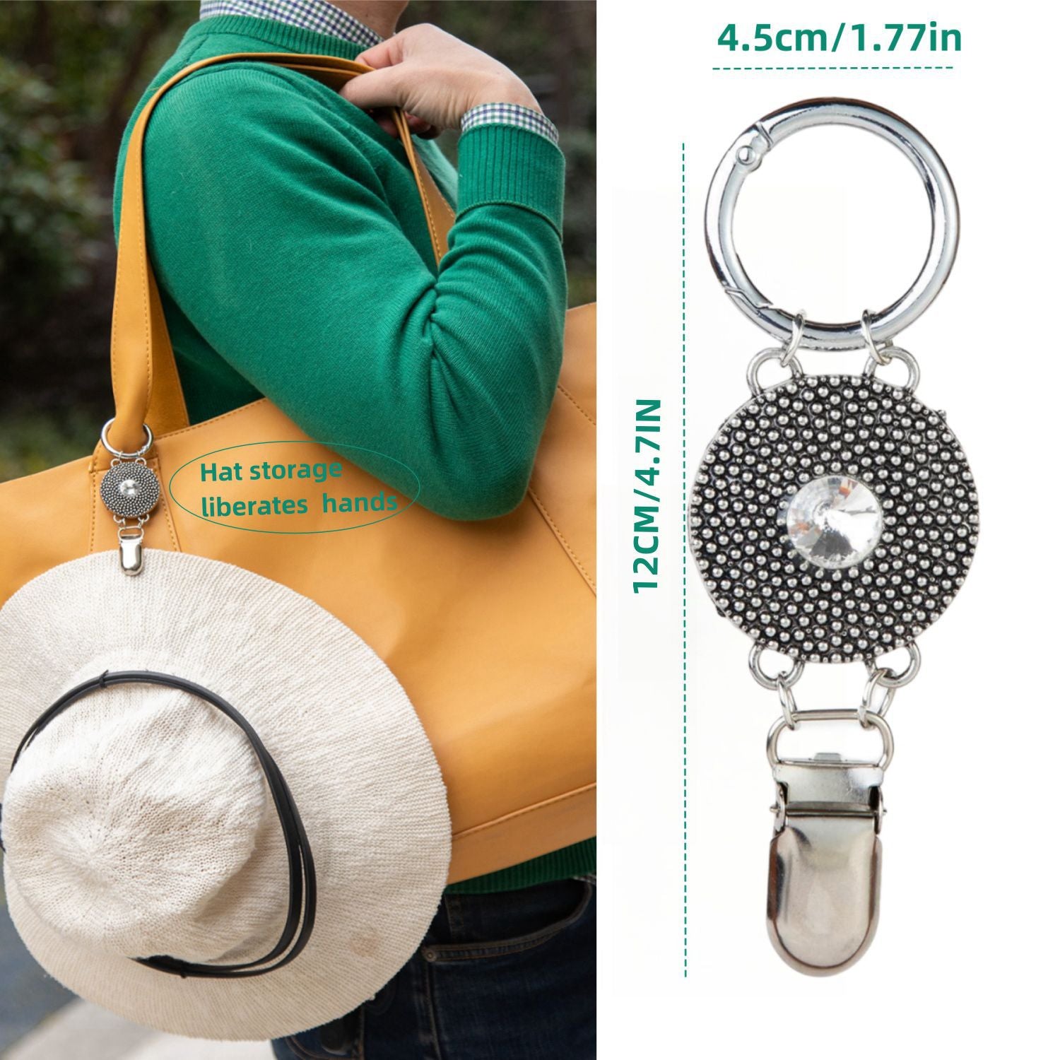 Wholesale Travel Hat Clip Outdoor Backpack Luggage Storage Clip Multipurpose Straw Hat ACC-HP-BangNi001