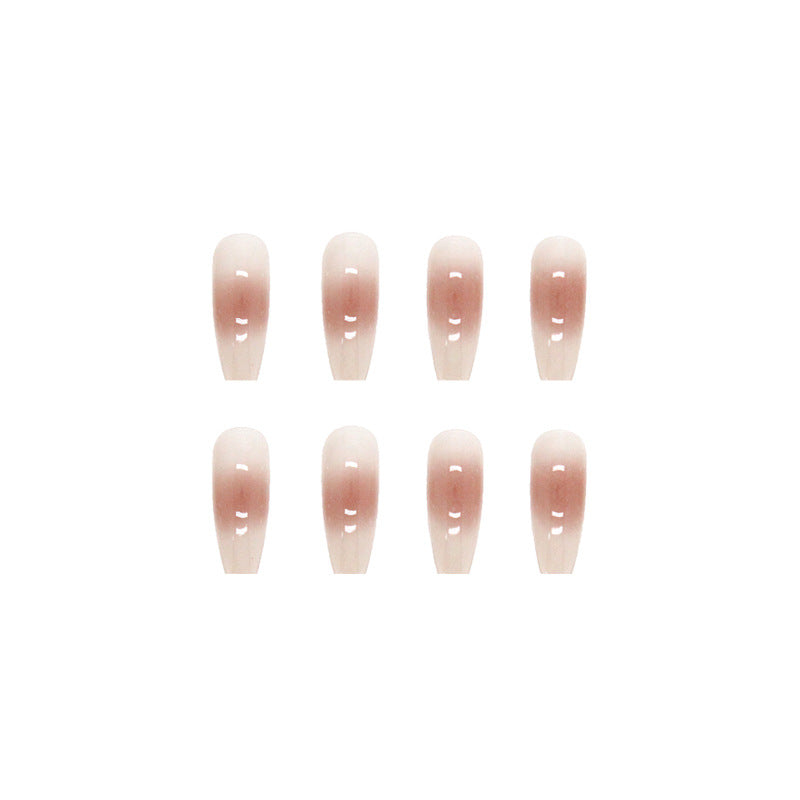 Wholesale 24 Pieces/box Nude Gradient Nails Kits Nail Stickers