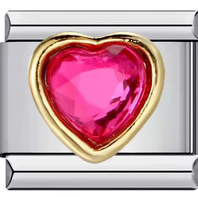 Wholesale 10pcs Italian Charm Bracelet 9mm DIY Splicing Removable Love Series Stainless Steel Composable Bracelet