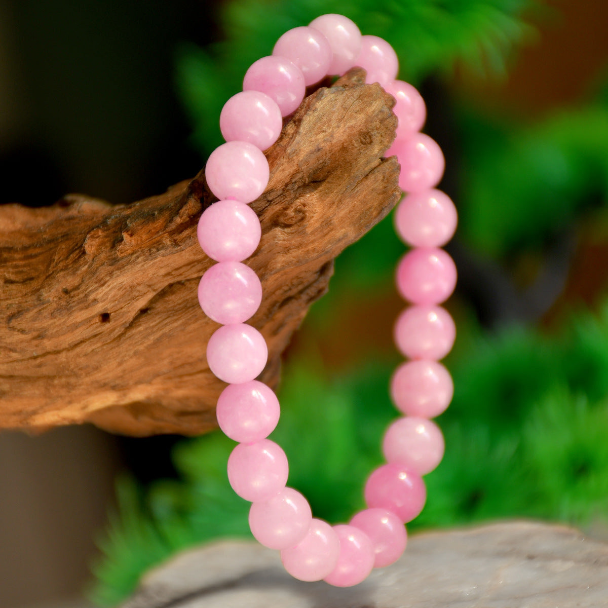 Wholesale Sweet Chinese Style Kunzite Crystal Beaded Bracelet,  Jewelry Accessory