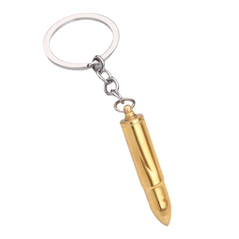 Wholesale Pure Brass Bullet Model Keychain