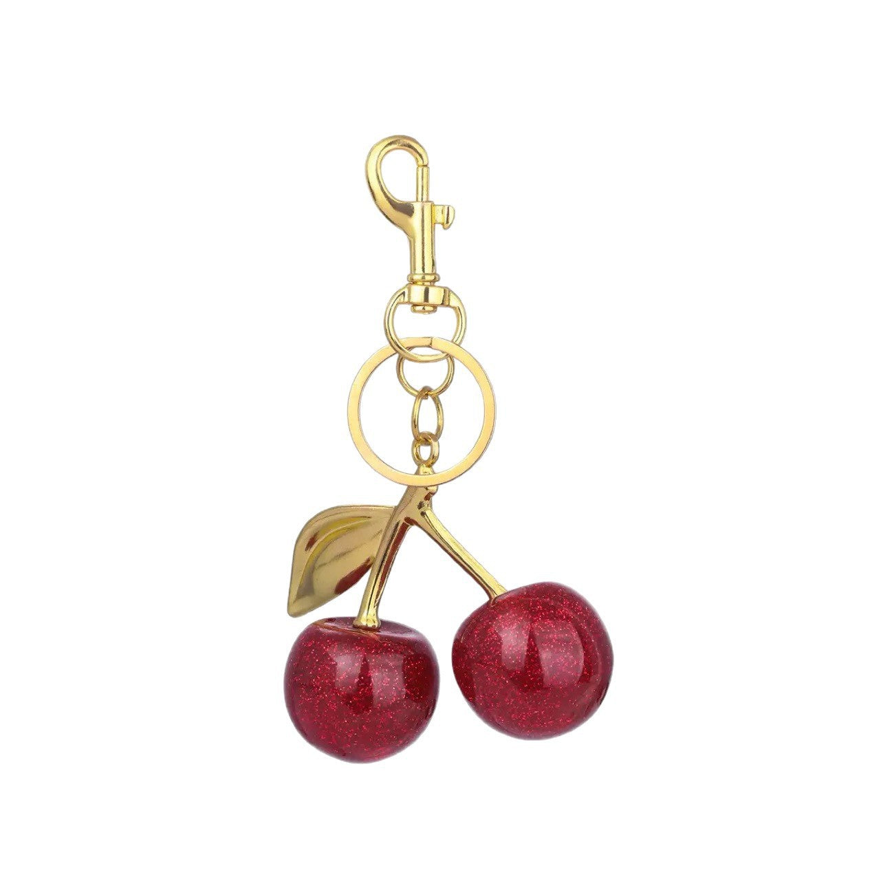 Wholesale Cherry Keychain Acrylic Fashion Accessory Sweet Girl Style Bag Charm