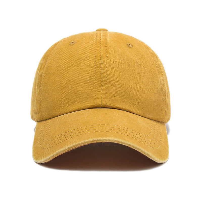 Wholesale embroidered washed distressed soft top baseball cap