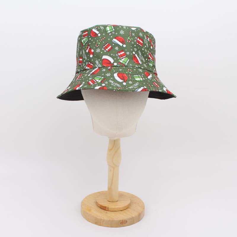 Wholesale Christmas Elements Double-sided Bucket Hat ACC-HT-Wenh001