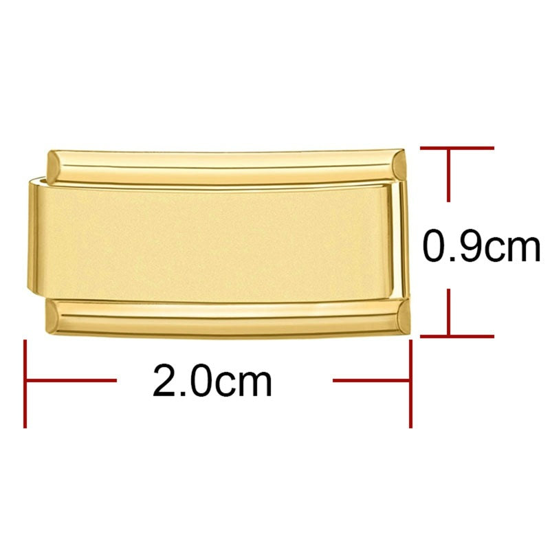 Wholesale Italian Charm Bracelet 9mm DIY Splicing Cute Creative Stainless Steel Composable Bracelet