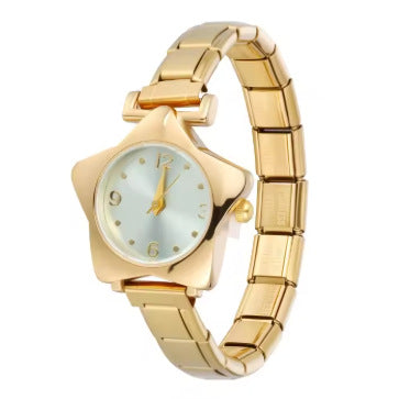 Wholesale Colorful five-pointed star stainless steel watch band
