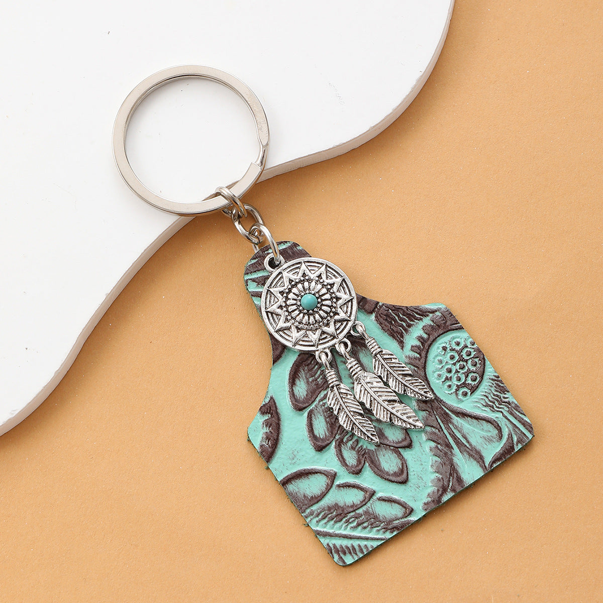 Wholesale Vintage Farm Sign Cross Keychains ACC-KC-LuoKun001