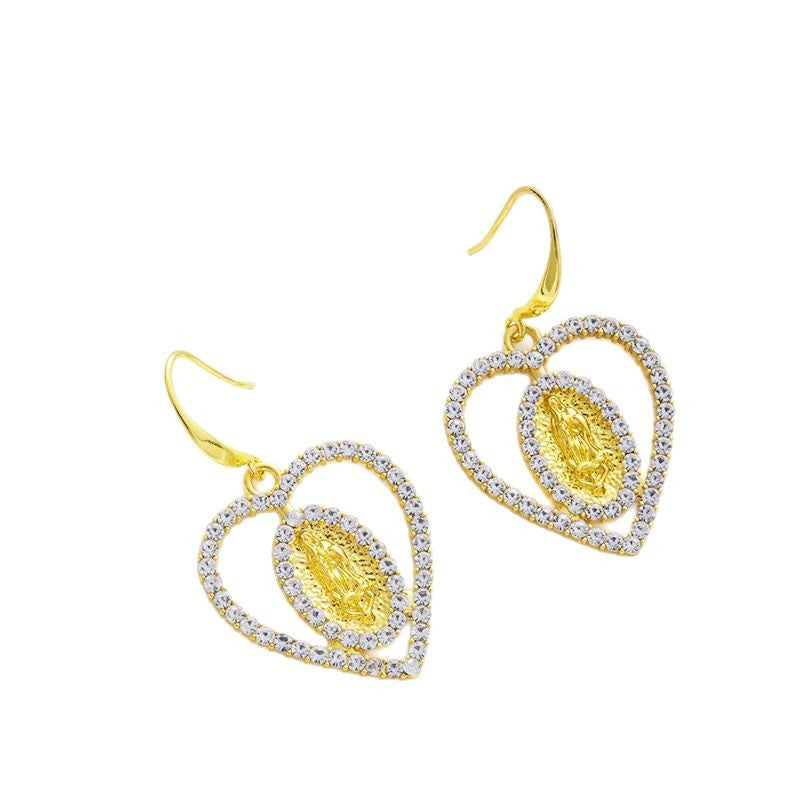Wholesale Light Luxury High-end Oval Earrings