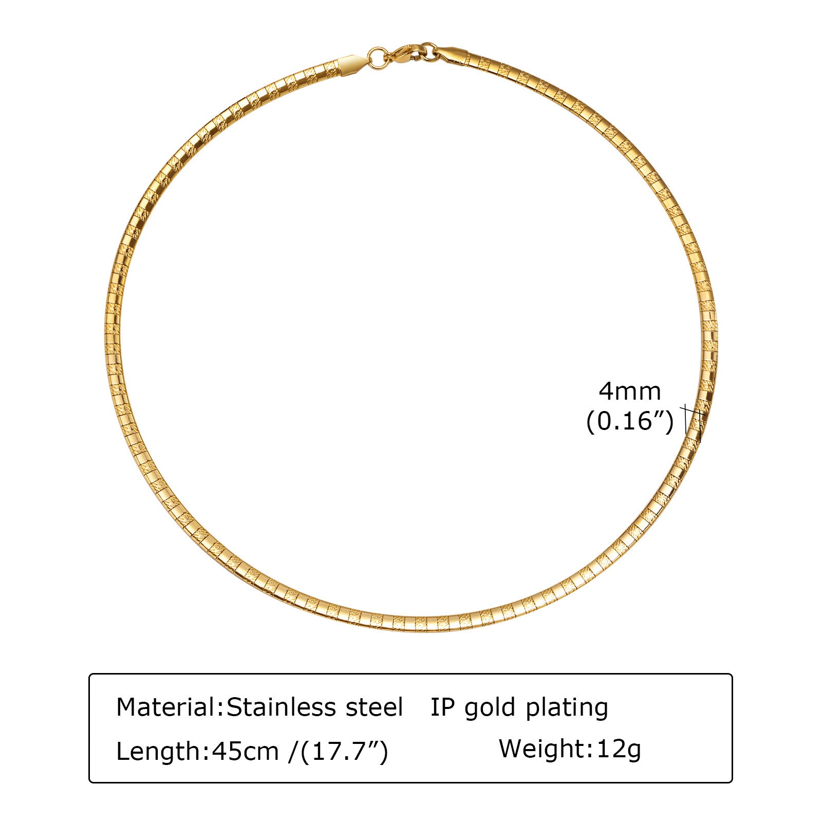 Wholesale Stainless Steel Collar Bone Chain 18K Gold Balls Choker Necklace ACC-NE-HuaLanXin001