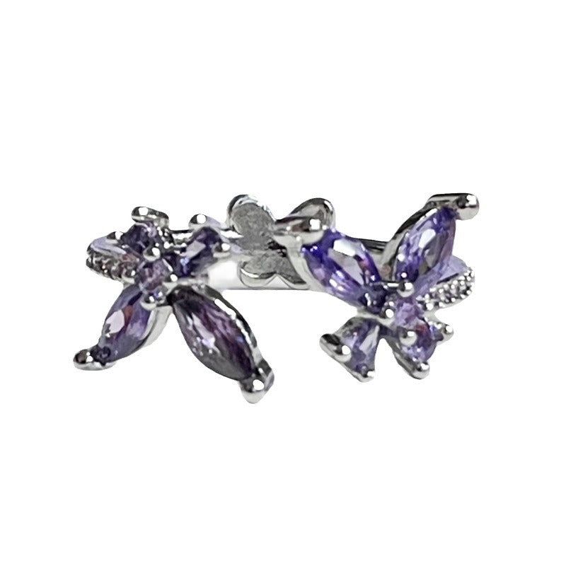 Wholesale  Color Butterfly Open Ring