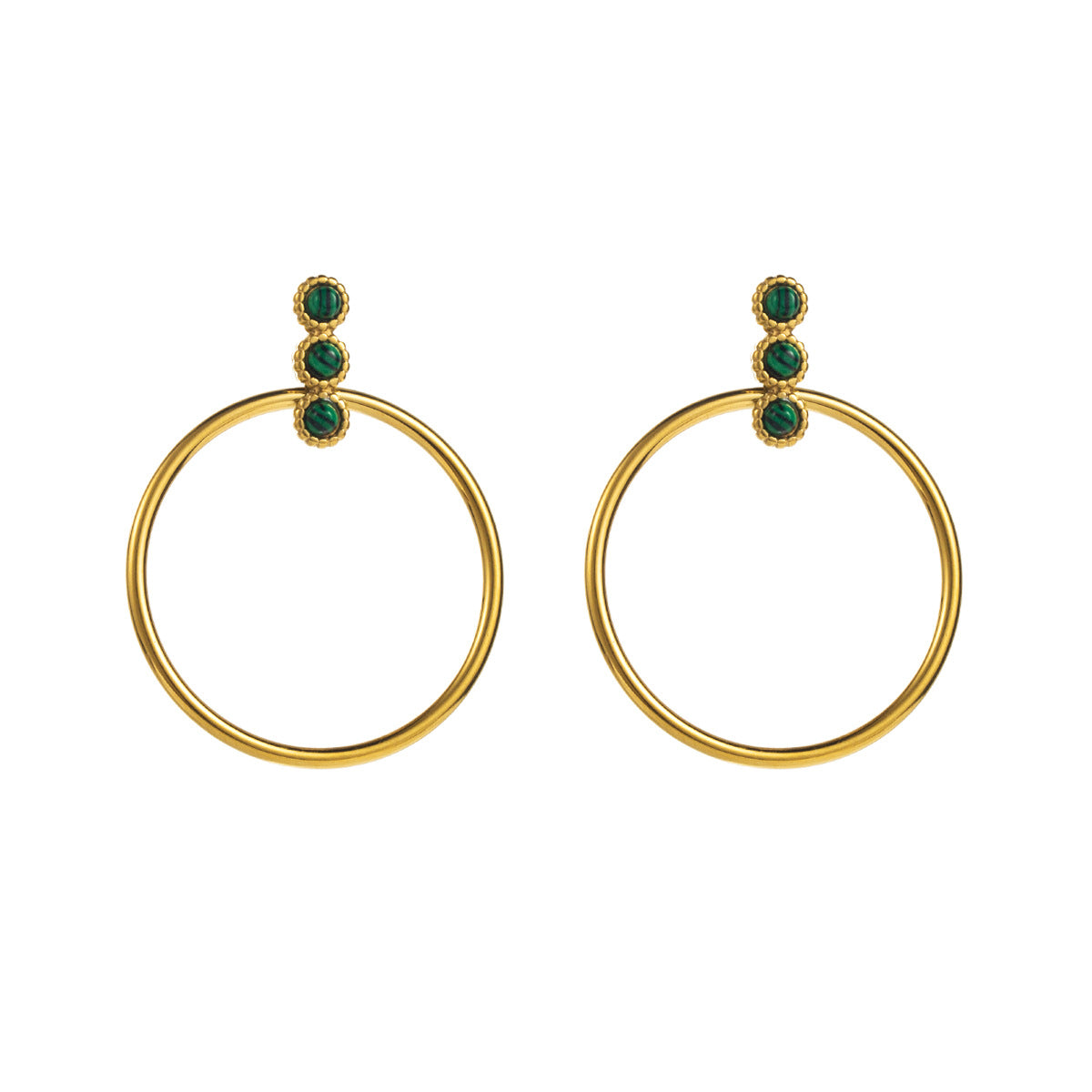 Wholesale Vintage Stainless Steel Hoop Earrings ACC-ES-BP002