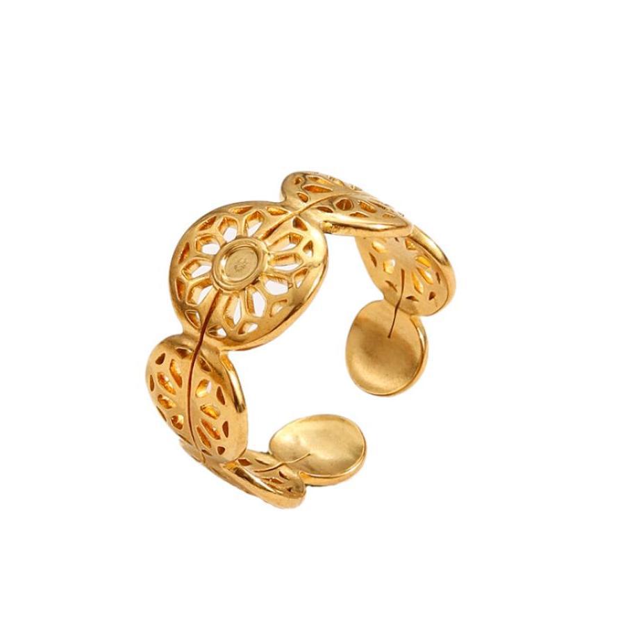 Wholesale Stainless Steel Ring 18k Gold Plated Rings ACC-RS-MuC001