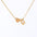 Wholesale light luxury love 18K gold stainless steel 26 letters necklace