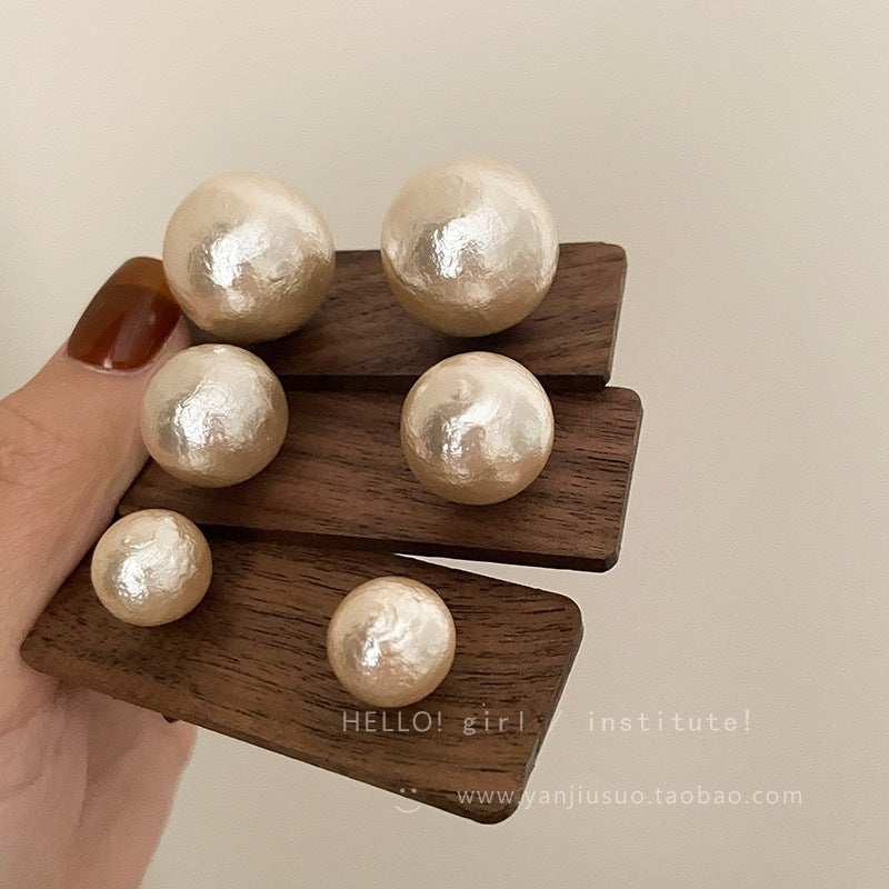 Wholesale large pearl luxury earrings