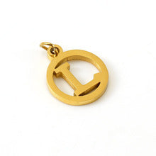 Wholesale Hollow letter Diy 26 English letter pendant