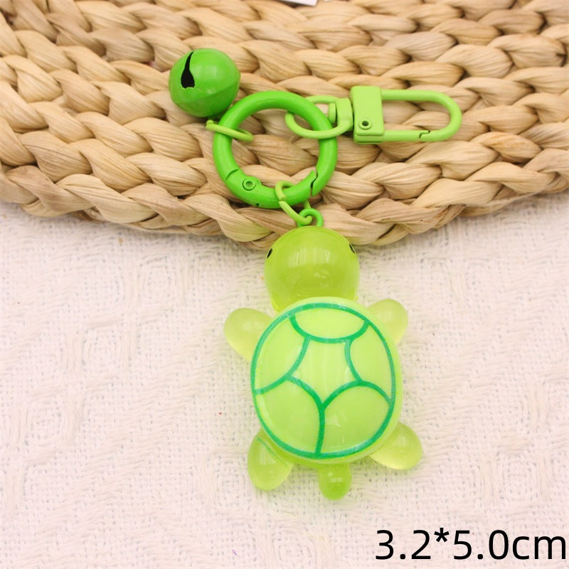 Wholesale Creative Cartoon Cute Luminous Little Turtle Keychains ACC-KC-YiNian001