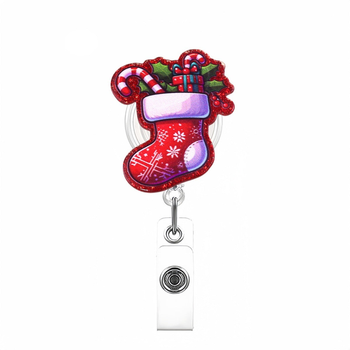 Wholesale Christmas  acrylic    Badge Reels