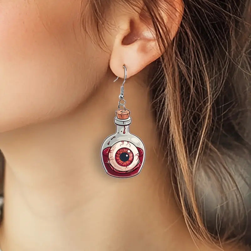 Wholesale Halloween Gothic  Bottle Earrings