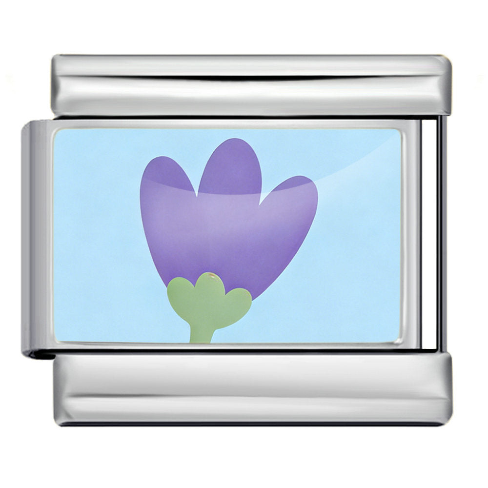 Wholesale 9mm Italian Charm Starter Bracelets DIY square Single Section Creative Stainless Steel Composable Bracelet