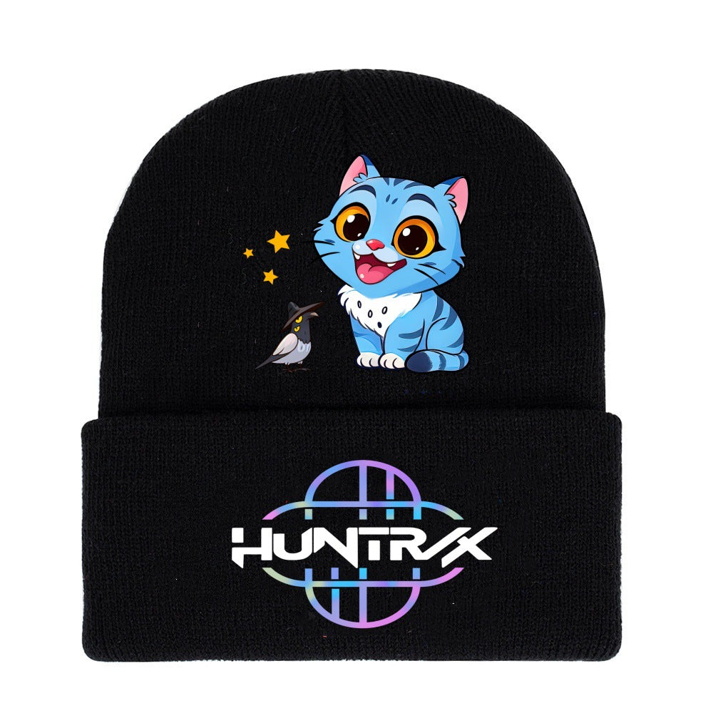 Wholesale kpop anime cartoon knitted hat Beanie