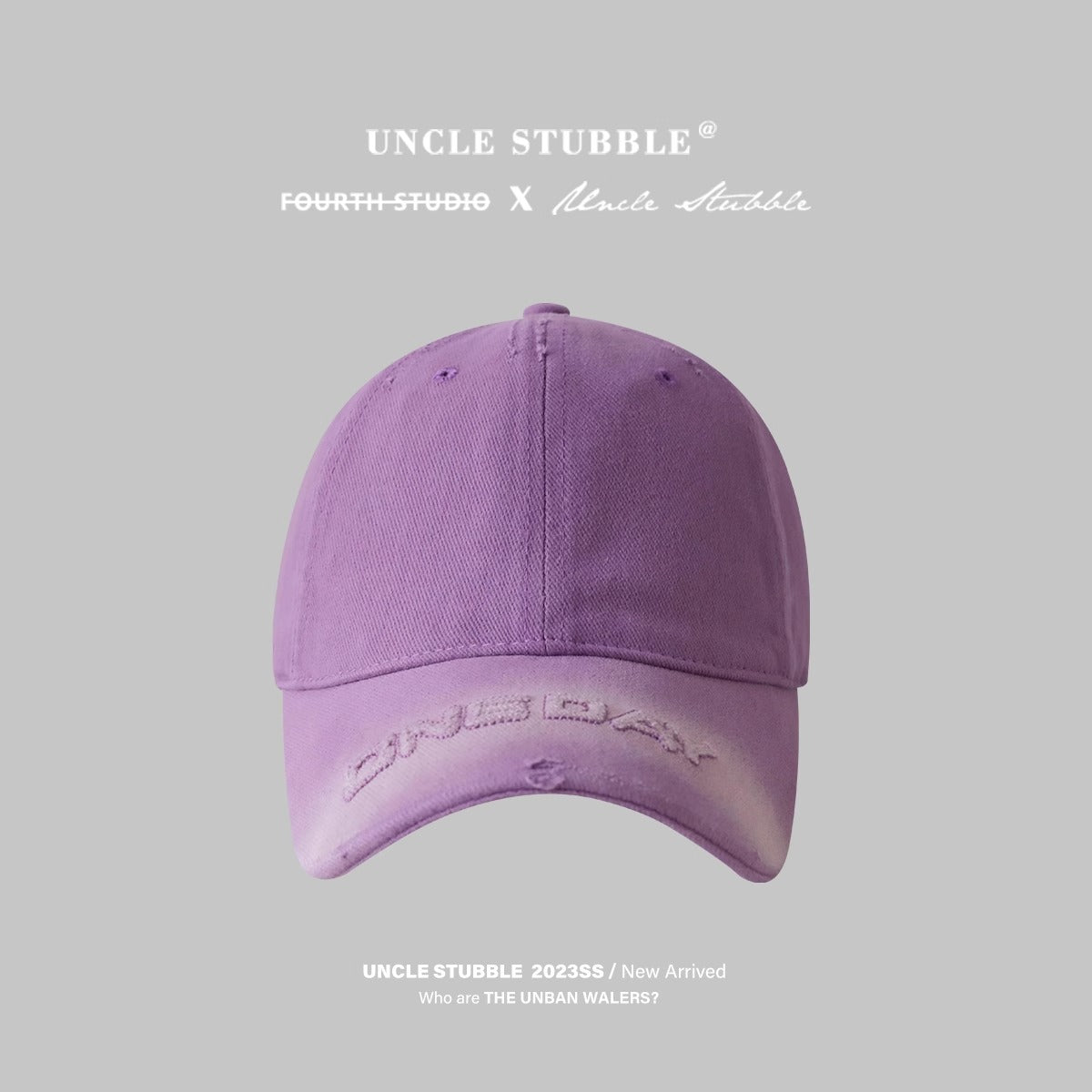 Wholesale Retro Frayed Edge Tie-dye Letter Hole Baseball Cap ACC-HT-Ruix007