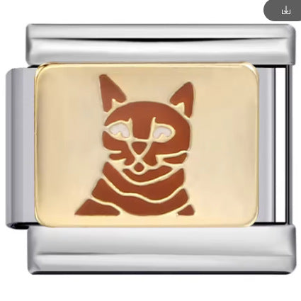 Wholesale Italian Charm Bracelet 9mm DIY Splicing Removable Color Cat Stainless Steel Composable Bracelet