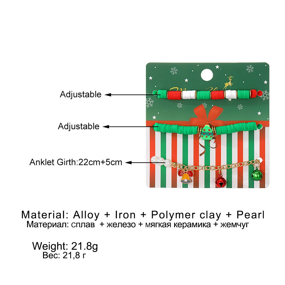 Wholesale Christmas Bell Bracelet Set ACC-BT-Anduo001