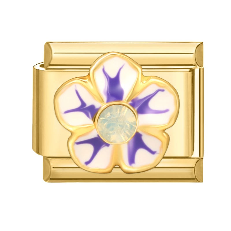 Wholesale Italian Charm Bracelet 9mm DIY Splicing Cute Creative Stainless Steel Composable Bracelet