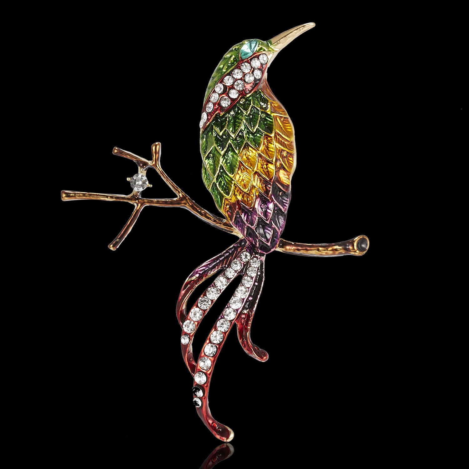 Wholesale Magpie bird animal brooch