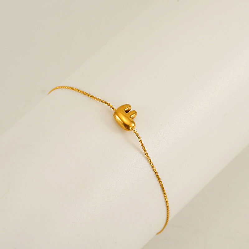 Wholesale  stainless steel bracelet 18K gold adjustable bracelet