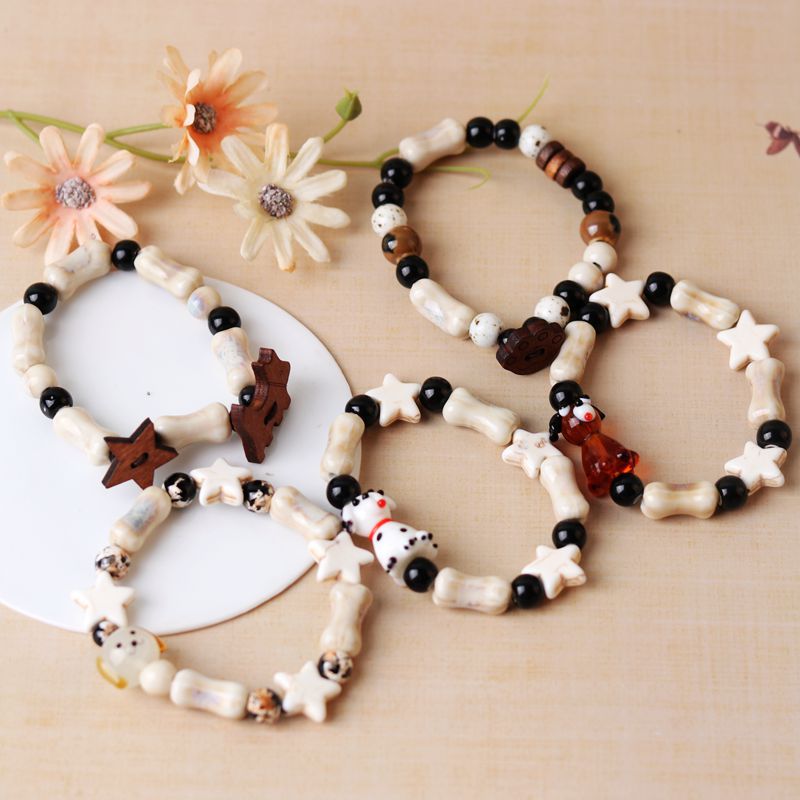 Wholesale Ceramic Puppy Bracelet ACC-BT-YXH004