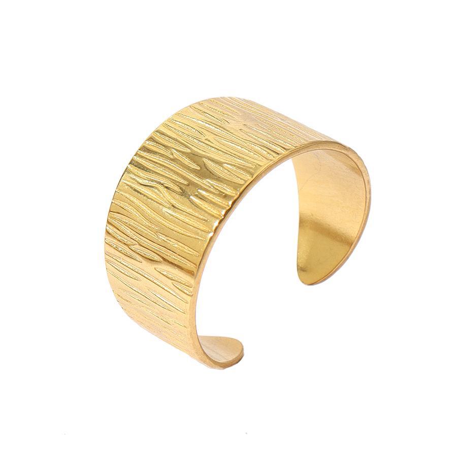 Wholesale Vintage Stainless Steel Ring 18k Gold Plated Tree of Life Rings ACC-RS-MuC018