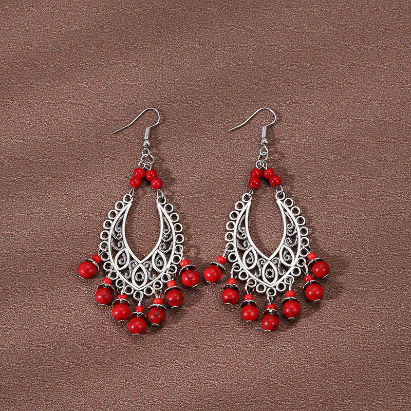 Wholesale Ethnic Style Forehead Ornaments Retro Necklace Earrings ACC-NE-Gumi003