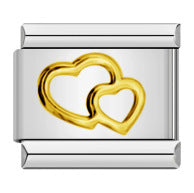 Wholesale Italian Charm Bracelet 9mm DIY Splicing Removable Gold and Silver Stainless Steel Composable Bracelet