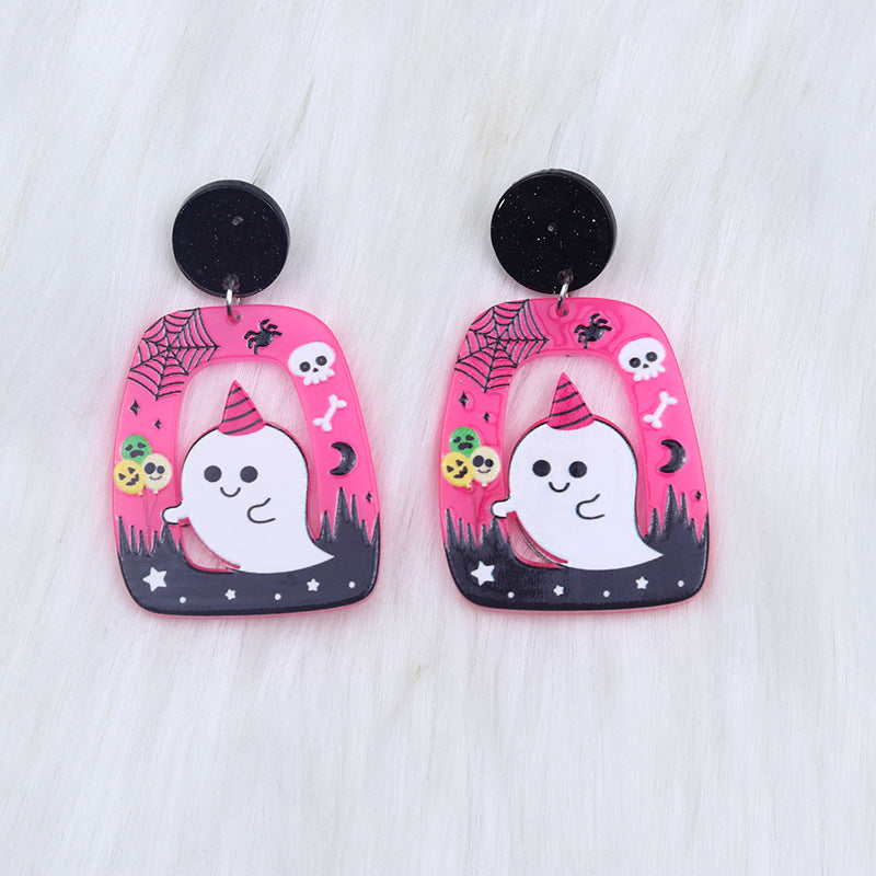 Wholesale Square and Round Hollow Earrings