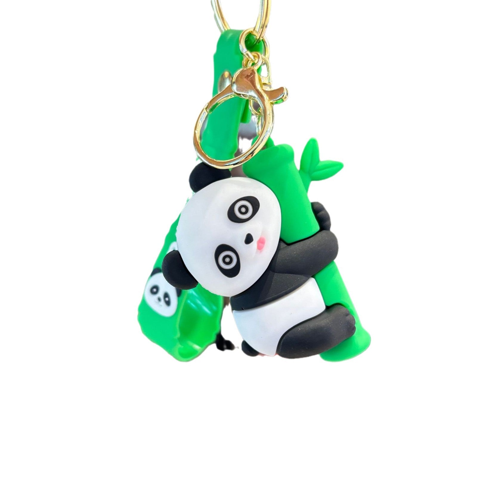 Wholesale Cartoon Little Panda Keychain Pendant Pvc Panda Doll Keychain