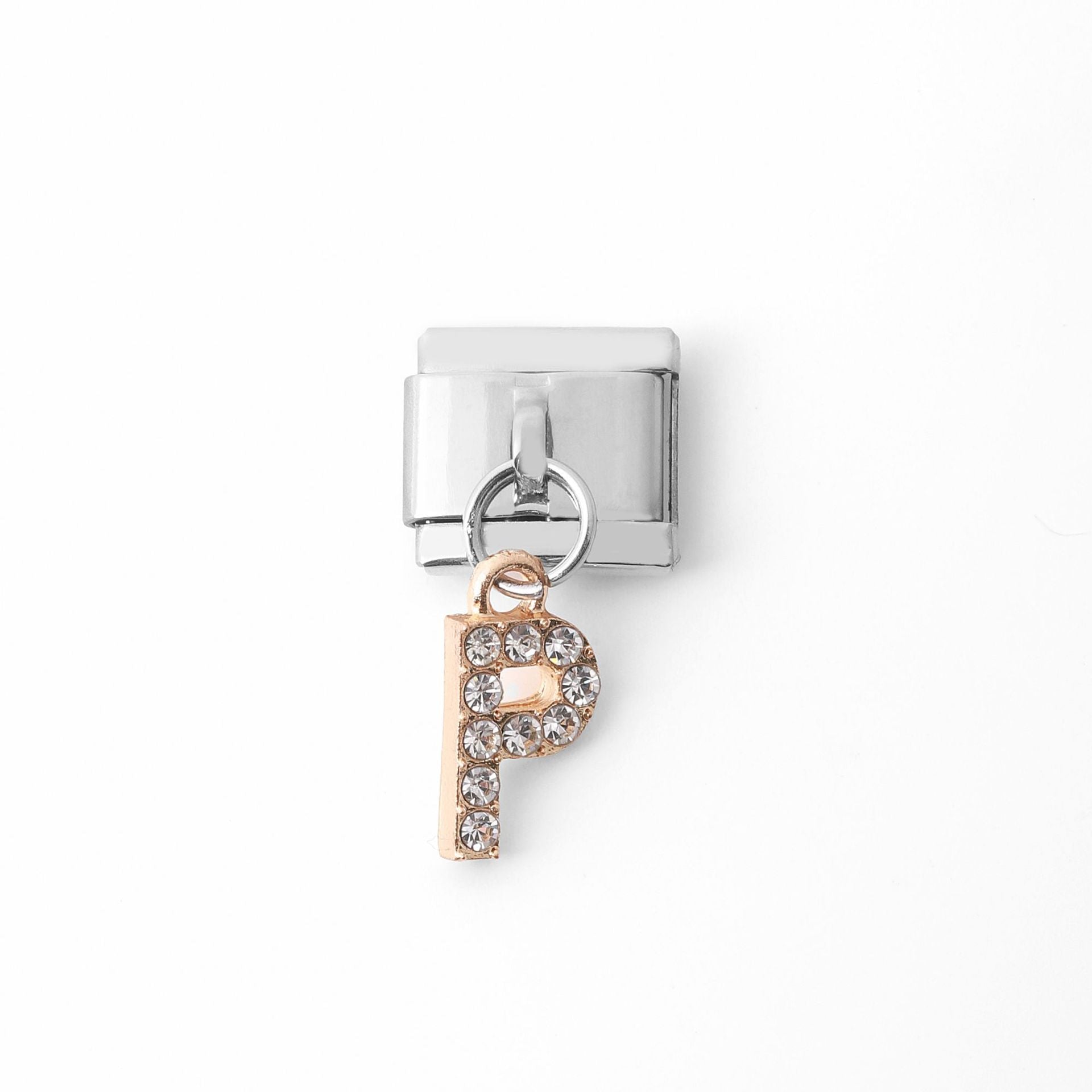 Wholesale 2pcs Italian Charm Bracelet 9mm DIY Spliced Removable Stainless Steel Letters Composable Bracelet ACC-BT-XY027