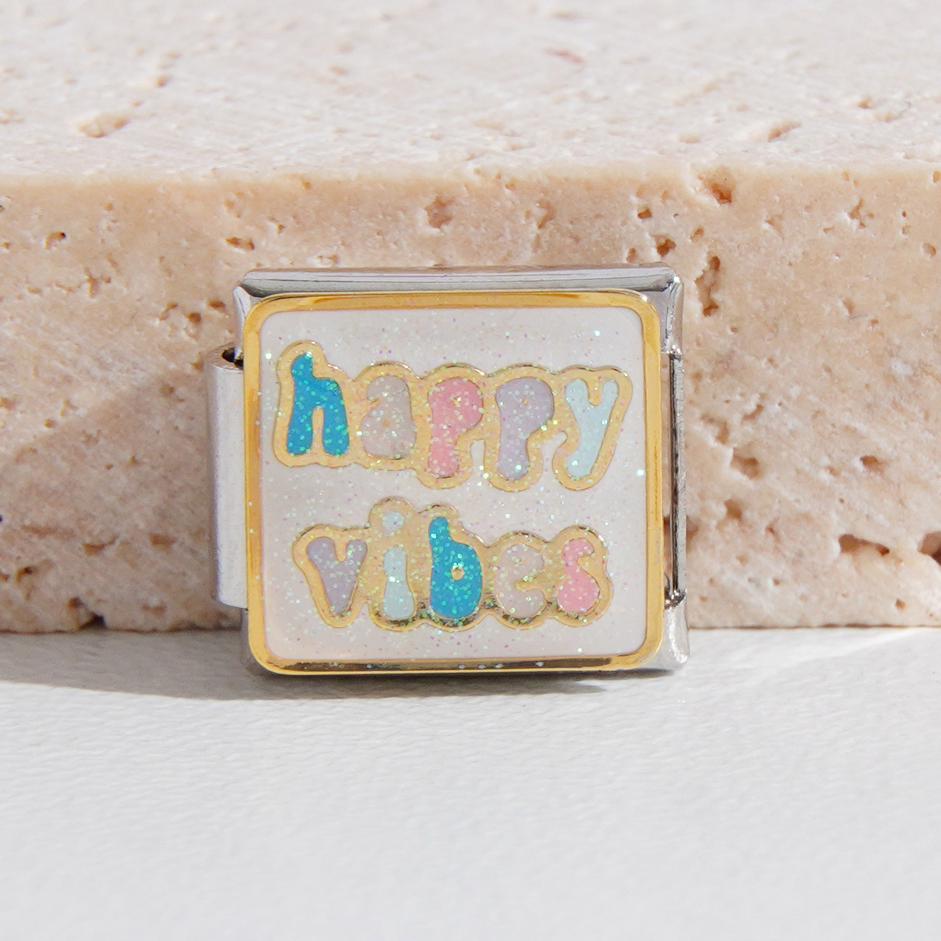 Wholesale Italian Charm Bracelet 9mm DIY Splicing Heart Stainless Steel Composable Bracelet