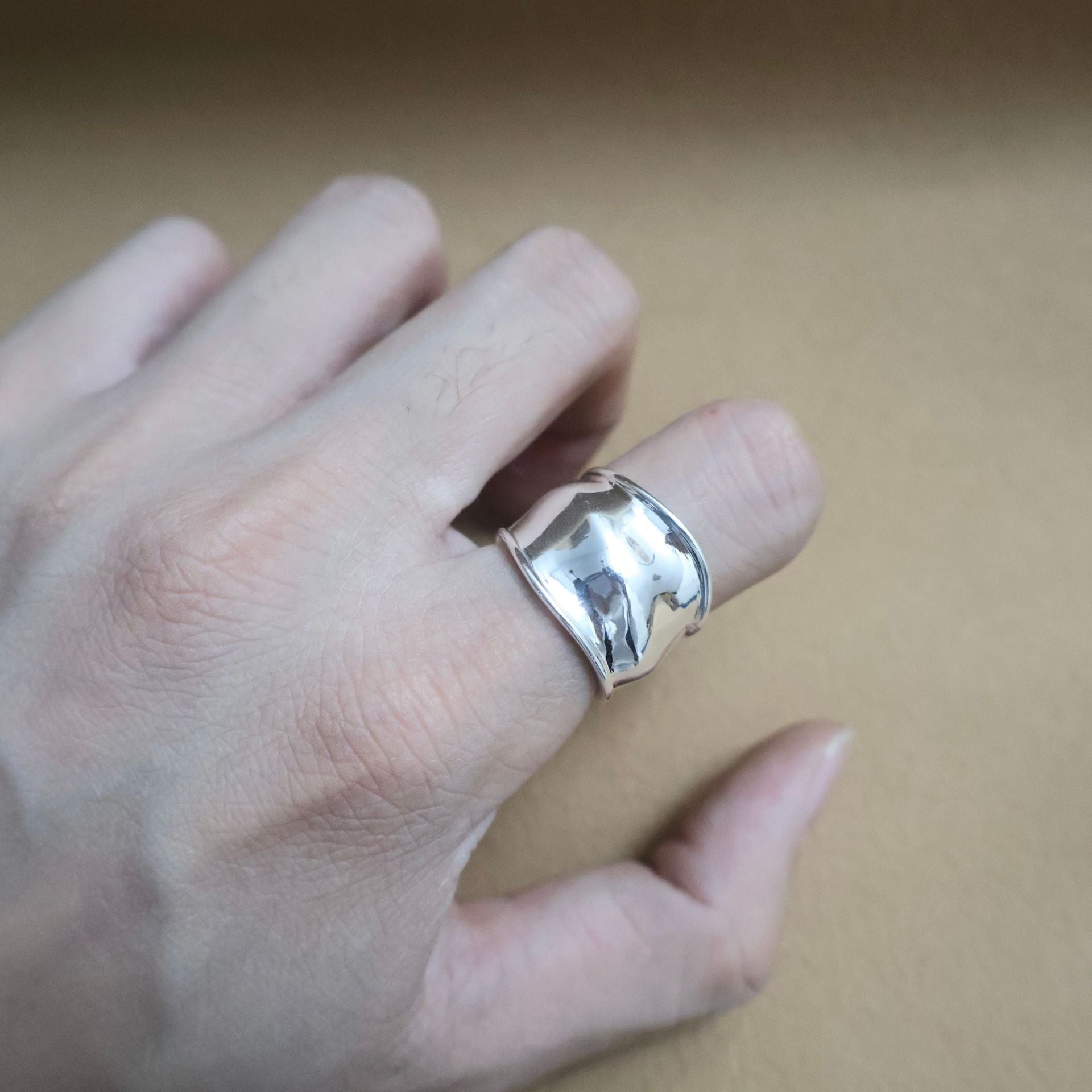 Wholesale  Exaggerated Alien Ring Women's Niche Fashion All-match  Adjustable Open Hollow Ring