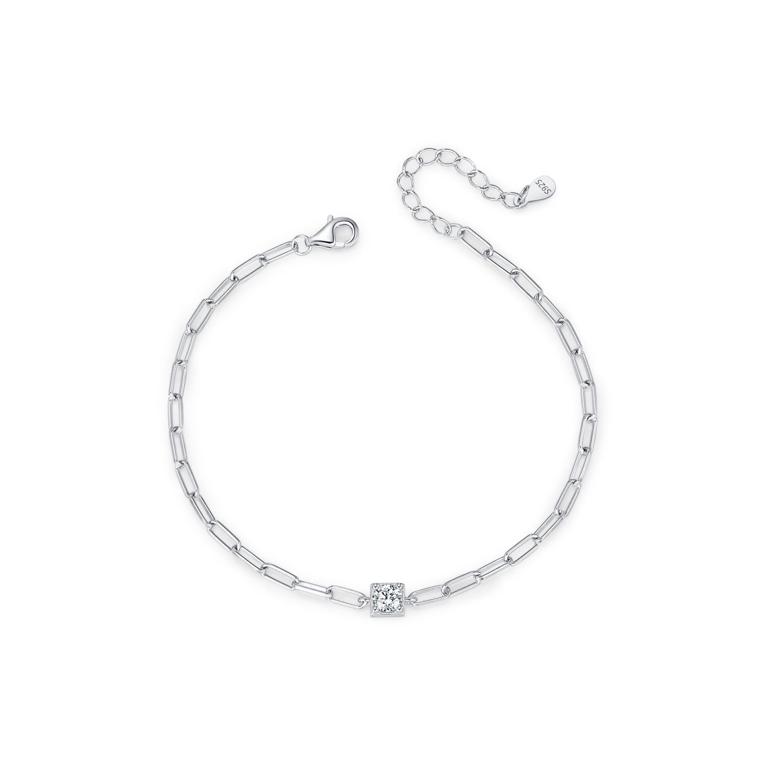Wholesale Diamond Bracelet S925 Sterling Silver Light Luxury Bracelet