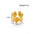 Wholesale  light luxury   titanium steel butterfly flower  opening adjustable ring