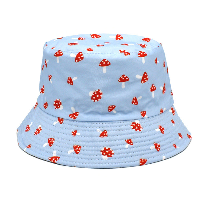 Wholesale Colorful Mushroom Pattern Bucket Hat ACC-HT-ShunMa003